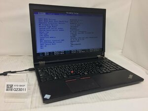 ジャンク/ LENOVO 20F2A0DHJP ThinkPad L560 Intel Core i3-6100U メモリ8.19GB HDD500.1GB 【G23011】