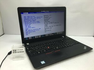 ジャンク/ LENOVO 20H6A0CKJP ThinkPad E570 Intel Core i3-6006U メモリ4.1GB HDD500.1GB 【G23030】