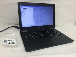 ジャンク/ Dell Latitude E7270 Intel Core i5-6200U メモリ8.19GB SSD180.04GB 【G22893】