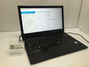 ジャンク/ VAIO VJPB11 Intel Core i3-6100U メモリ4.1GB SSD128.03GB 【G23276】