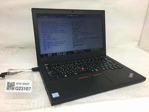 ジャンク/ LENOVO 20HMS0WV00 ThinkPad X270 Intel Core i5-7200U メモリ8.19GB NVME256.06GB 【G23107】