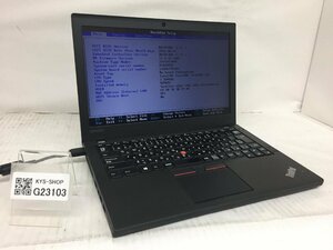 ジャンク/ LENOVO 20F5A13P00 ThinkPad X260 Intel Core i3-6100U メモリ4.1GB ストレージ無し 【G23103】