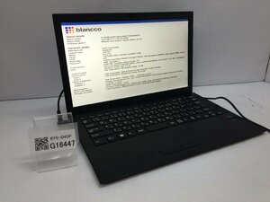 ジャンク/ VAIO VJP132 Intel Core i3-5005U メモリ4.1GB SSD128.03GB 【G16447】