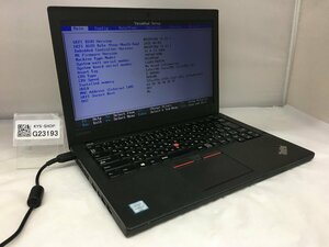 ジャンク/ LENOVO 20F5A13P00 ThinkPad X260 Intel Core i3-6100U メモリ4.1GB ストレージ無し 【G23193】