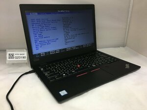 ジャンク/ LENOVO 20NSS25A00 ThinkPad L390 Intel Core i5-8265U メモリ8.19GB ストレージ無し 【G23190】