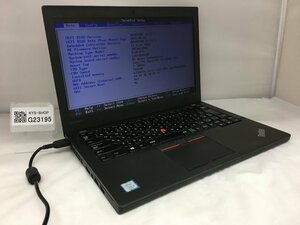 ジャンク/ LENOVO 20F5A13P00 ThinkPad X260 Intel Core i3-6100U メモリ4.1GB ストレージ無し 【G23195】