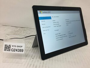  Junk / Microsoft Surface Go Intel Pentium 4415Y memory 8.19GB NVME128.03GB [G24389]