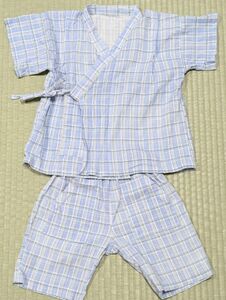 甚平 男の子 浴衣 キッズ お祭り じんべい　90 100 110　兄弟　お揃い　おそろい