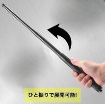 トレッキングポール 登山 キャンプ アウトドア スポーツ 折りたたみ 長さ調整 滑り止め 収納ケース 防災 脱出用 山登り ステッキ ポール_画像6