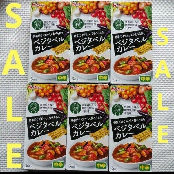 ハウス　ベジタベルカレー　6箱　SALE価格