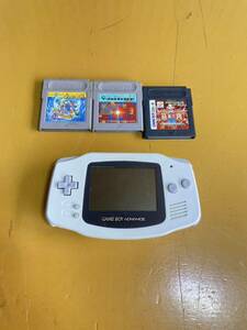 Nitendo GAMEBOY ADVANCE AGB-001 Game Boy nintendo Nintendo junk cassette 3 piece 
