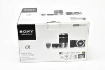 SONY α アルファ NEX-5R ダブルズームレンズキット 空箱 送料無料 EF-TN-YO1671_画像2