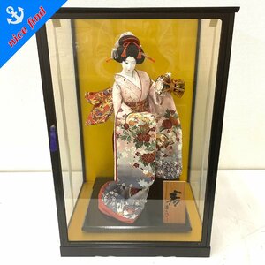 *skiyo doll research place * masterpiece tail mountain doll . Japanese doll .. fee work silk costume crepe-de-chine hand drum dressing doll interior objet d'art 