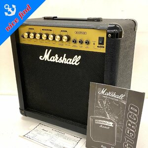 通電OK◆マーシャル Marshall◆ギターアンプ G15RCD 音響機材 コンボアンプ 本体 説明書付き ヤマハミュージックトレーディング 動作未確認