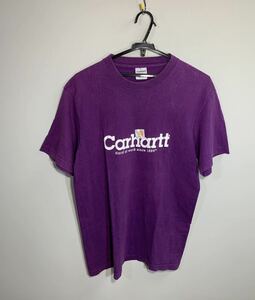 稀少■Carhartt カーハートパープルTシャツ:M☆TS-256