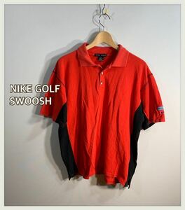 ■NIKE ナイキ■GOLF ゴルフ SWOOSH ポロシャツ:L☆BH-378