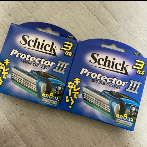 [最終] Schick シック　プロテクター3 替刃　8枚入　2箱セット