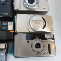 a1）１円スタート　ジャンクカメラまとめ売り　大量セット 光学 PENTAX Canon OLYMPUS Nikon Konica フィルムカメラ　コンパクト_画像8
