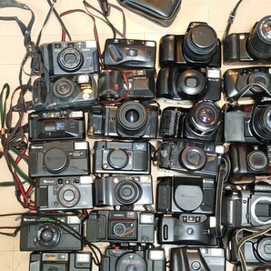 Ｌ1）１円〜 ジャンクカメラまとめ売り 大量セット 光学 Canon PENTAX OLYMPUS Nikon MINOLTA 一眼レフ コンパクト フィルムの画像2