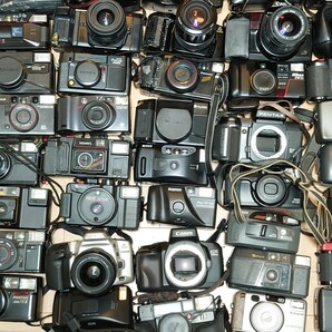 Ｌ1）１円〜 ジャンクカメラまとめ売り 大量セット 光学 Canon PENTAX OLYMPUS Nikon MINOLTA 一眼レフ コンパクト フィルムの画像9