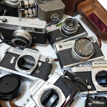 v3）１円スタート　ジャンクカメラまとめ売り　大量セット　光学 PENTAX Canon MINOLTA NIKON 一眼レフ フィルムカメラ　機械　金属_画像10