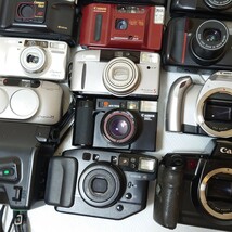 T1）１円〜　ジャンクカメラまとめ売り　大量セット　光学　フィルム コンパクトカメラ Canon　KYOCERA Nikon MINOLTA FUJIFILM　SAMURAI_画像8