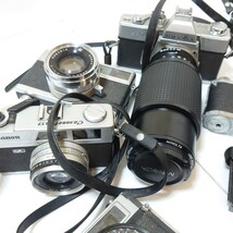 T3）１円〜　ジャンクカメラまとめ売り　機械　金属　MINOLTA OLYMPUS Canon フィルムカメラ　一眼レフ　レンジファインダー　光学　大量_画像8