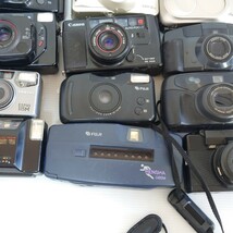 H1）１円スタート　ジャンクカメラまとめ売り PENTAX Canon MINOLTA Konica フィルムカメラ 光学 コンパクトカメラ　大量 OLYMPUS_画像8
