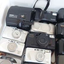 H1）１円スタート　ジャンクカメラまとめ売り PENTAX Canon MINOLTA Konica フィルムカメラ 光学 コンパクトカメラ　大量 OLYMPUS_画像9