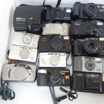 H1）１円スタート　ジャンクカメラまとめ売り PENTAX Canon MINOLTA Konica フィルムカメラ 光学 コンパクトカメラ　大量 OLYMPUS_画像3