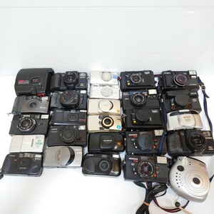 C2）１円〜　ジャンクカメラまとめ売り　フィルムカメラ コンパクトカメラ　光学　大量 Canon MINOLTA OLYMPUS Konica FUJIFILM