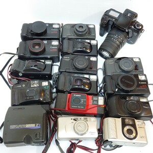 C5）１円スタート　ジャンクカメラまとめ売り　光学　大量 Canon MINOLTA 光学　KYOCERA フィルムカメラ　コンパクトカメラ