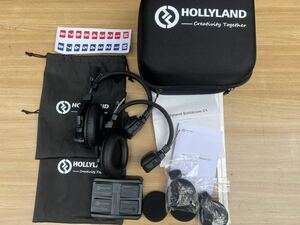  headset in cam Hollyland Solidcom C1 radio-controller race and so on please 