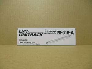 KATO　（20-016-A）ユニトラック 開放ピット線路186mmクリア 8本セット　未使用品