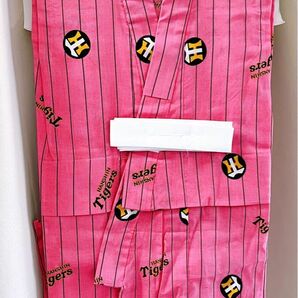 阪神タイガース ジュニア用浴衣 120cmサイズ ピンク 女の子