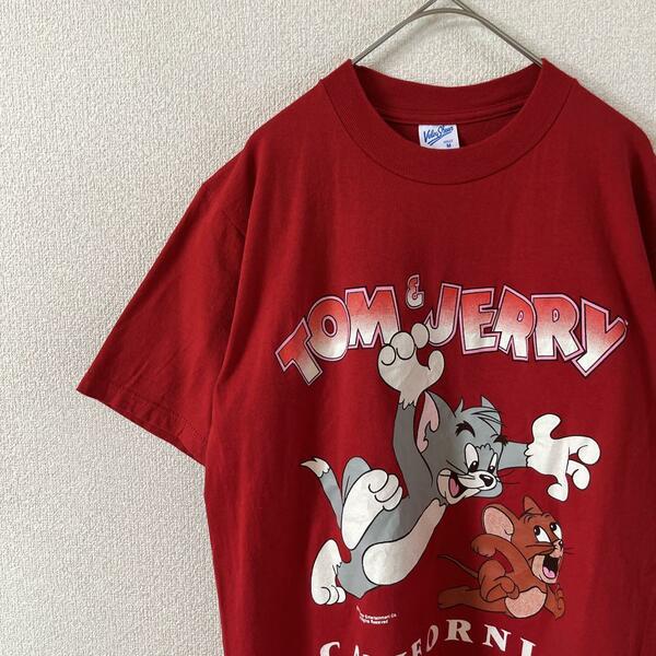 W3ルーニーテューンズ　トムとジェリー　90s tシャツ 半袖　USA製Mメンズ