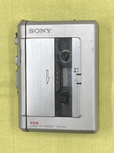 返品可　SONY カセットテープレコーダー TCM-450　　メンテナンス済み（整備品）