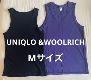 UNIQLO & WOOLRICH タンクトップ2枚組