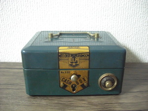 ◆レトロ◆ELM CASH BOX NO,880◆可愛い手提げ金庫◆USED◆made in japan◆