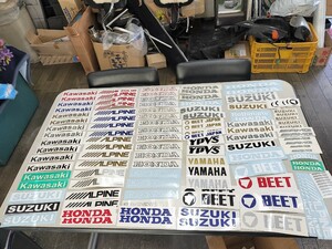  bike sticker large amount set sale!! see cut . goods hand made 