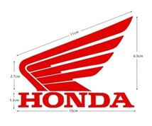 ホンダ HONDA エンブレム ステッカー ウィングマーク ウィング 左右2枚セット カラー変更可能 サイズ変更可能_画像7