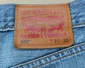 LEVISTPAVSS＆CO　502　W31　L33