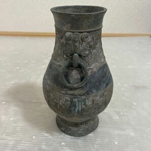 古玩 大明宣徳年製 花瓶 時代物の画像4