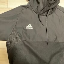 adidas パーカー　サイズＪ/Ｏ　XL ブラック_画像3