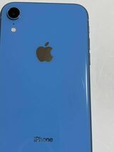 iPhone XR 64GB SIMフリー ブルー　箱付き、充電ケーブル欠品_画像4