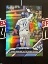 SP variation!!! topps now Shohei Ohtani 大谷翔平 foil 106 Los Angels Dodgers ドジャース 大谷 翔平 HR日本人最多 サインなし MLB 限定_画像2