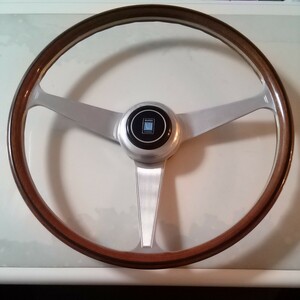  Nardi NARDI wooden steering wheel OLD Nardi polish ANNI 60 old car Classic car long-term keeping goods Showa era Old Ferrari 