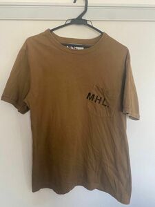 MHL マーガレットハウエル　 Tシャツ　ブラウン　茶色　Lサイズ 半袖