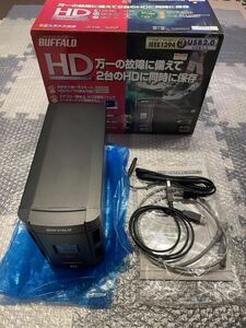 ●HD-WIU2/R1シリーズ 500GB （HD-W500IU2/R1） RAID1 USB2.0 / IEEE1394両対応 美品・元箱・付属品あり●