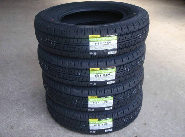 ダンロップ 145R12 6PR　145/80R12 80/78エナセーブ VAN01